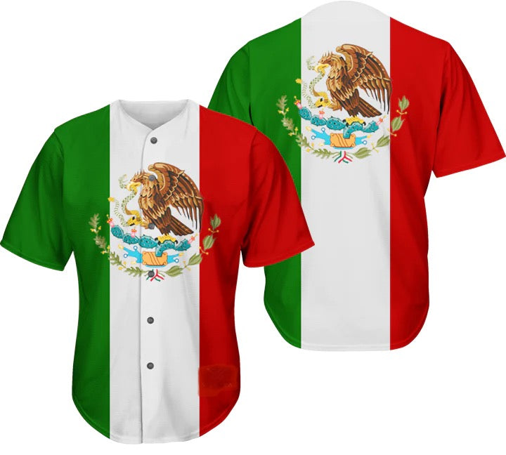 Tricolor México Baseball Jersey